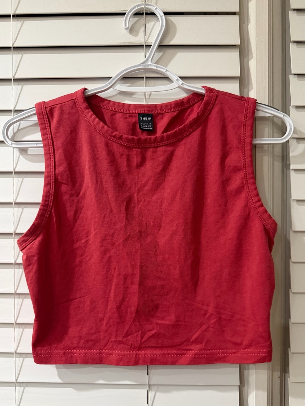 Shein Sleeveless Cropped Tank Top! Color Mauve Sixe Large!